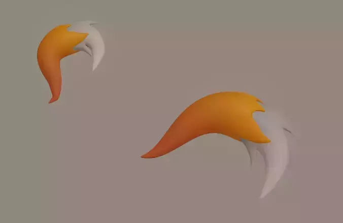 Fox Tail 3D model