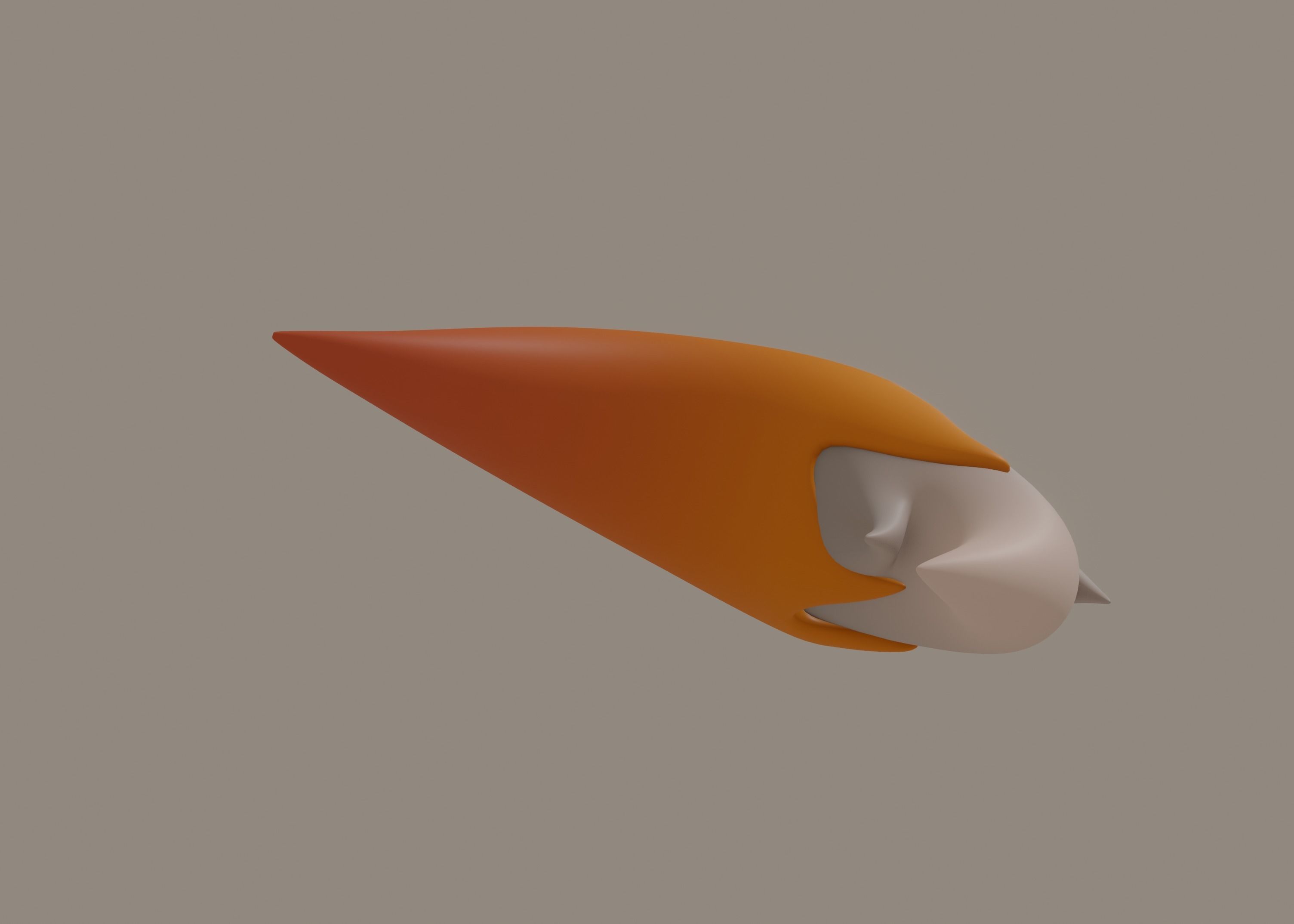 Fox Tail 3D model_9