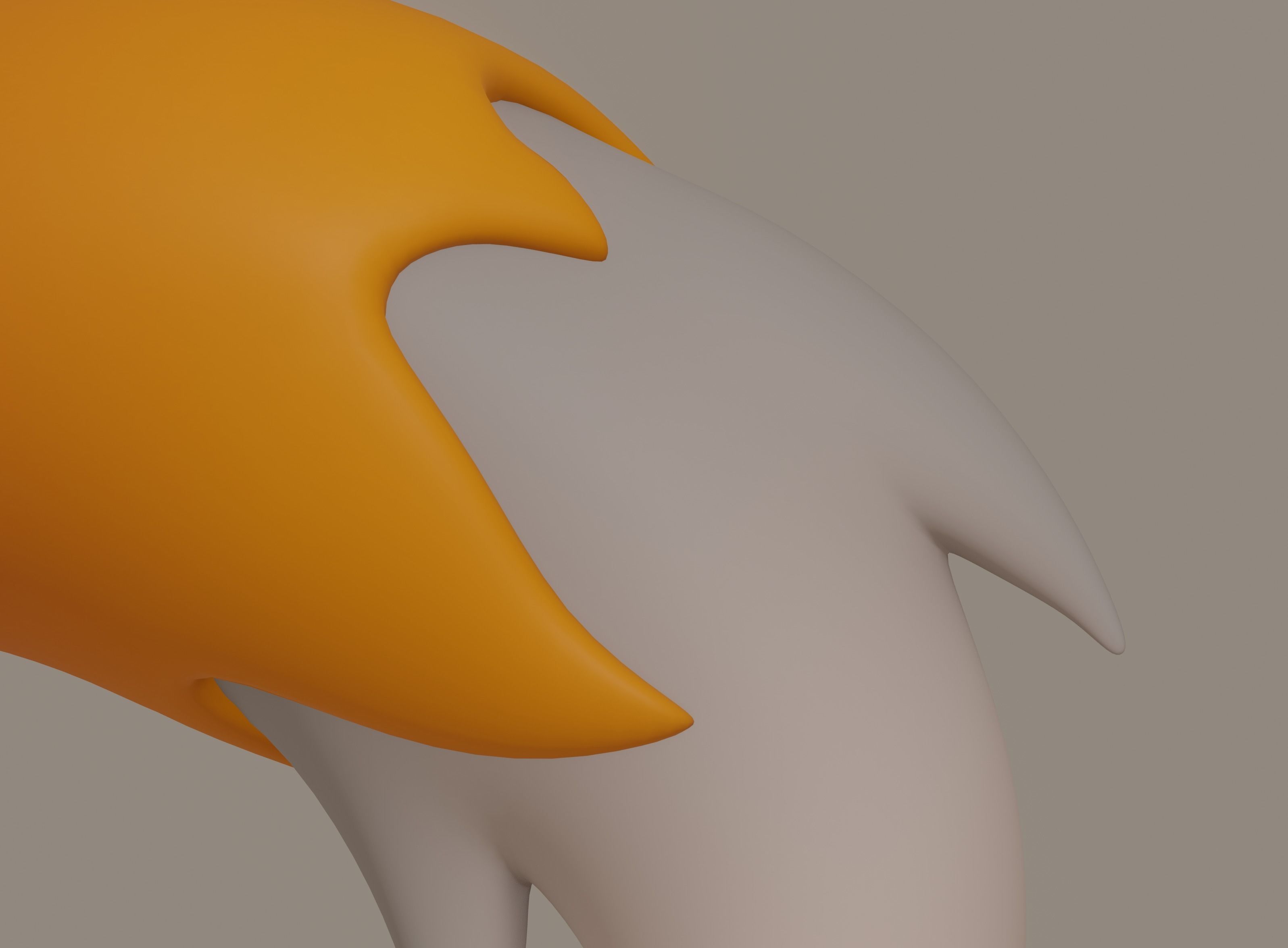 Fox Tail 3D model_10
