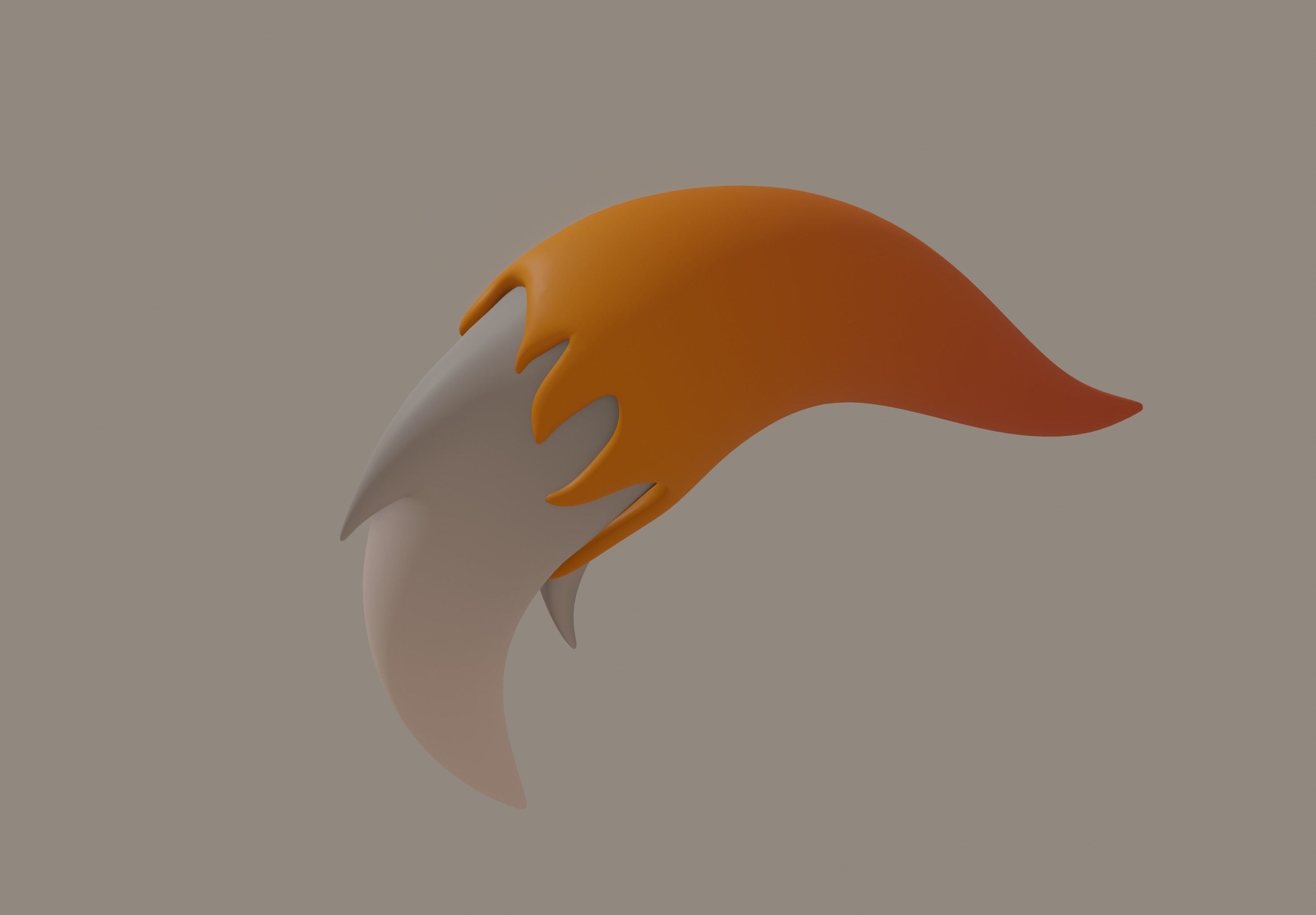 Fox Tail 3D model_6