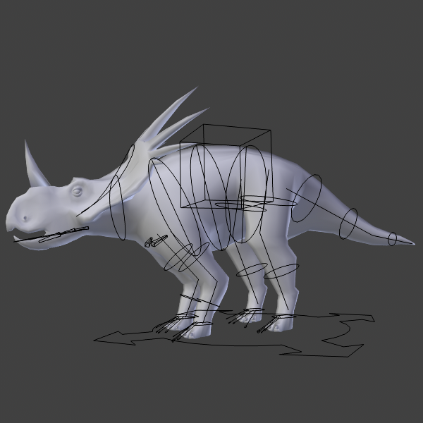 Styracosaurus - Dinosaur 3D model_7