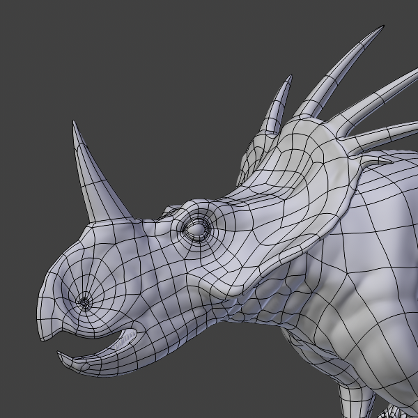 Styracosaurus - Dinosaur 3D model_6