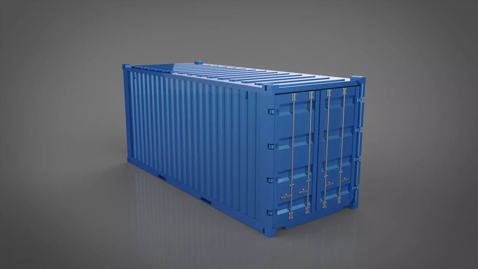 Container 20 ft 3D print model