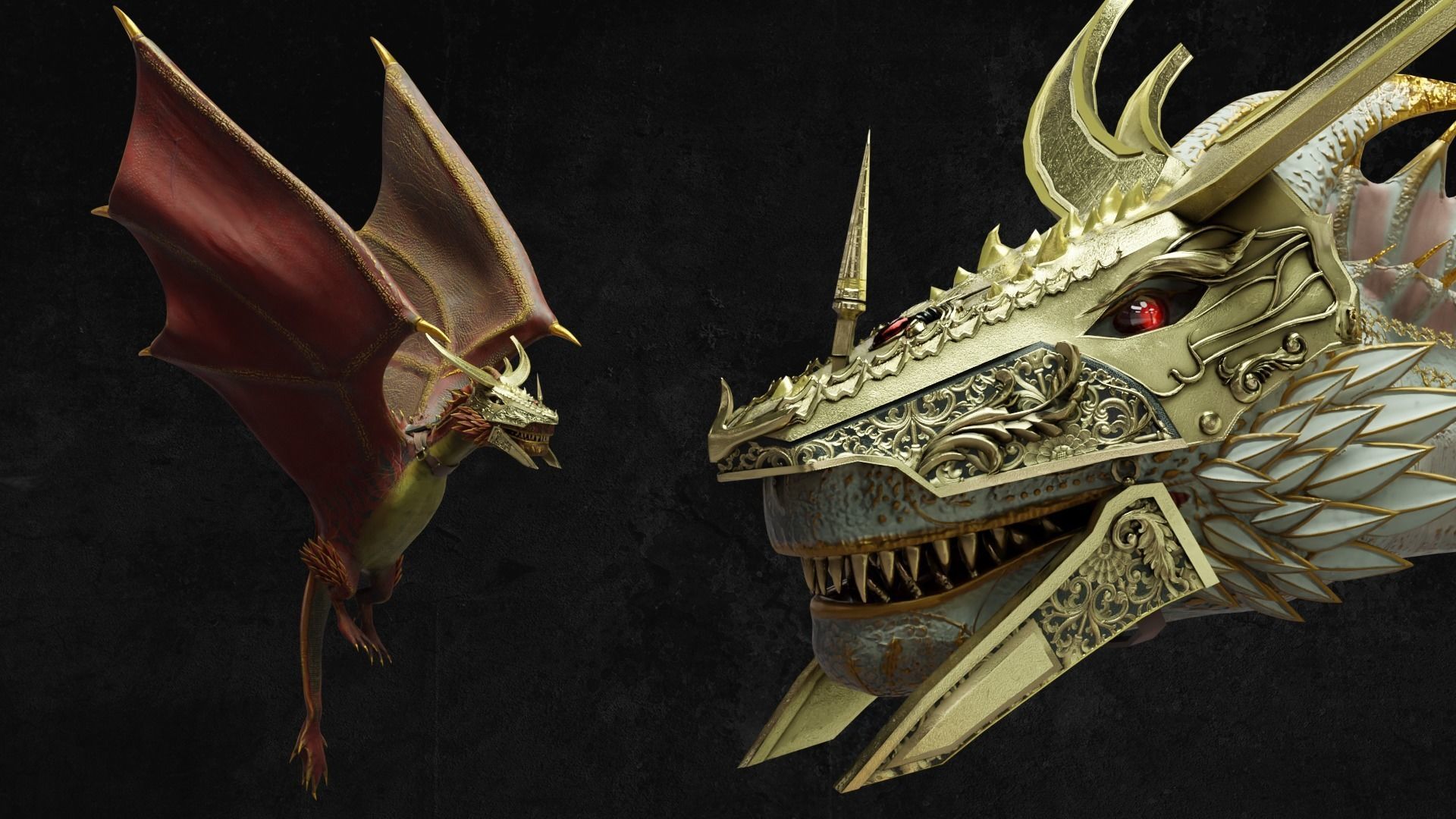 Dragons Mega Pack 3D Model Collection_21