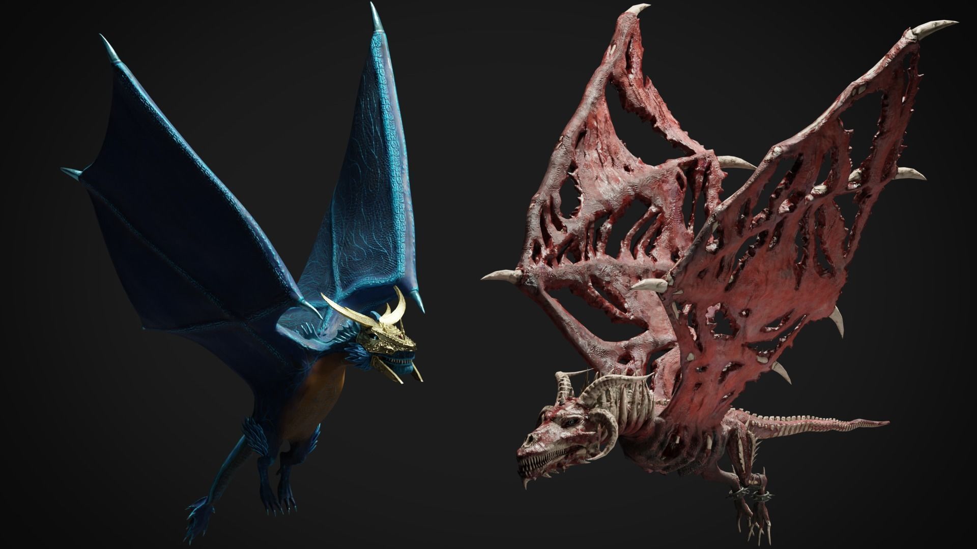 Dragons Mega Pack 3D Model Collection_7
