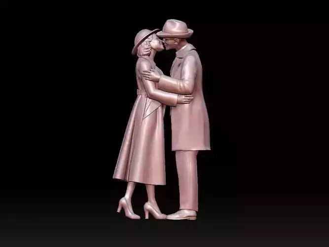 man woman  3D print model