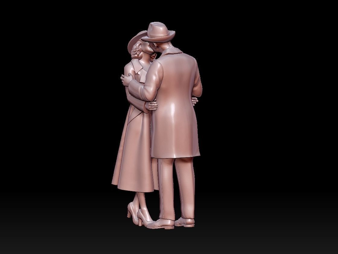 man woman  3D print model_20