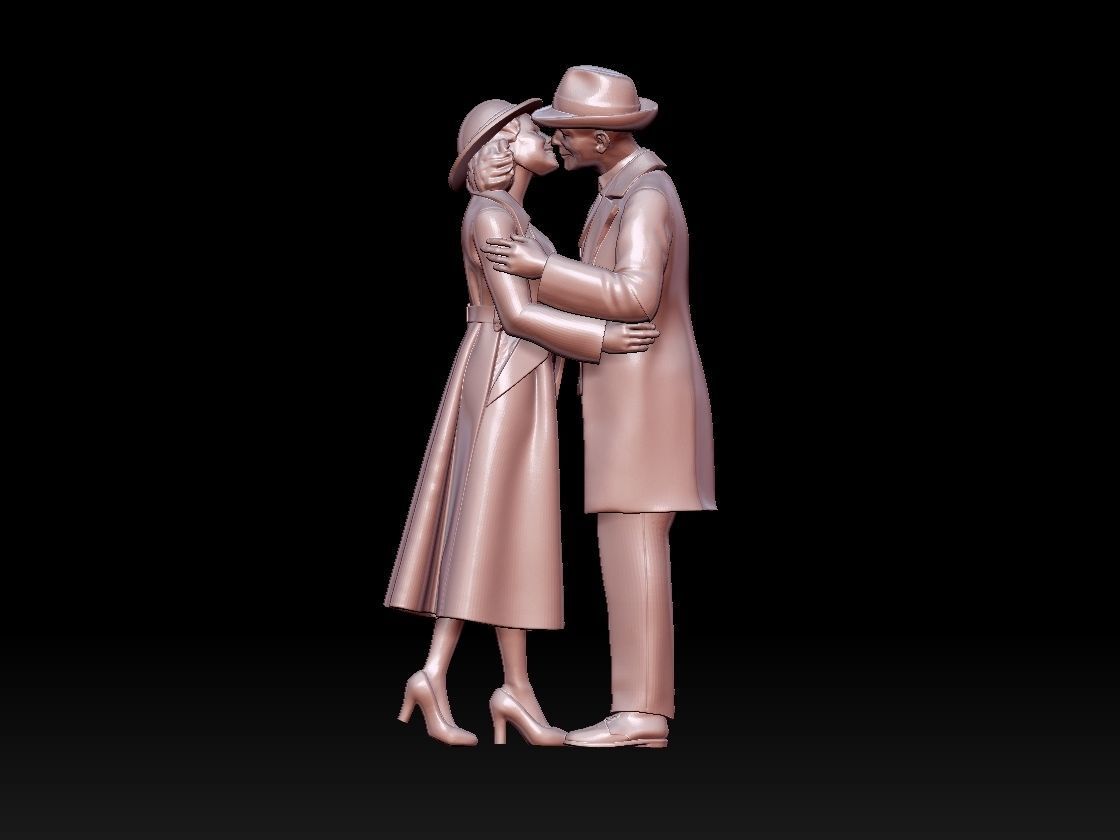 man woman  3D print model_16