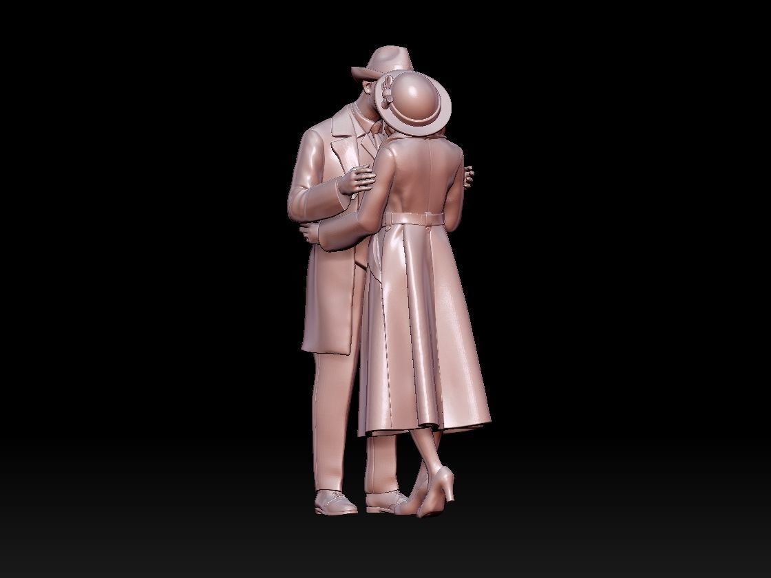man woman  3D print model_21