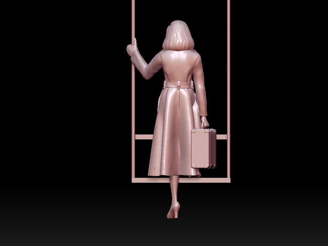 woman 3D print model_6