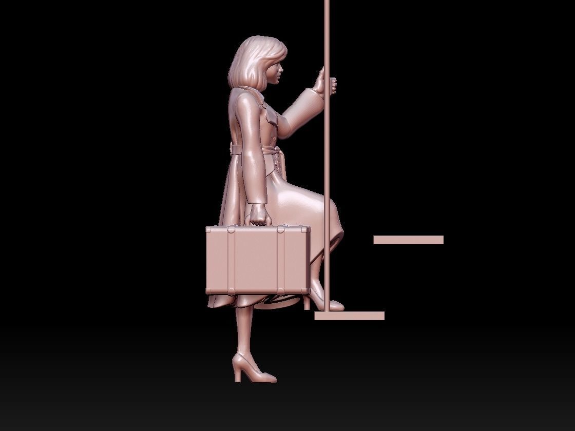 woman 3D print model_2