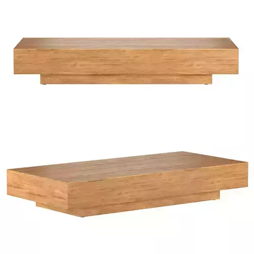 CAPE TOWN TEAK RECTANGULAR COFFEE TABLE