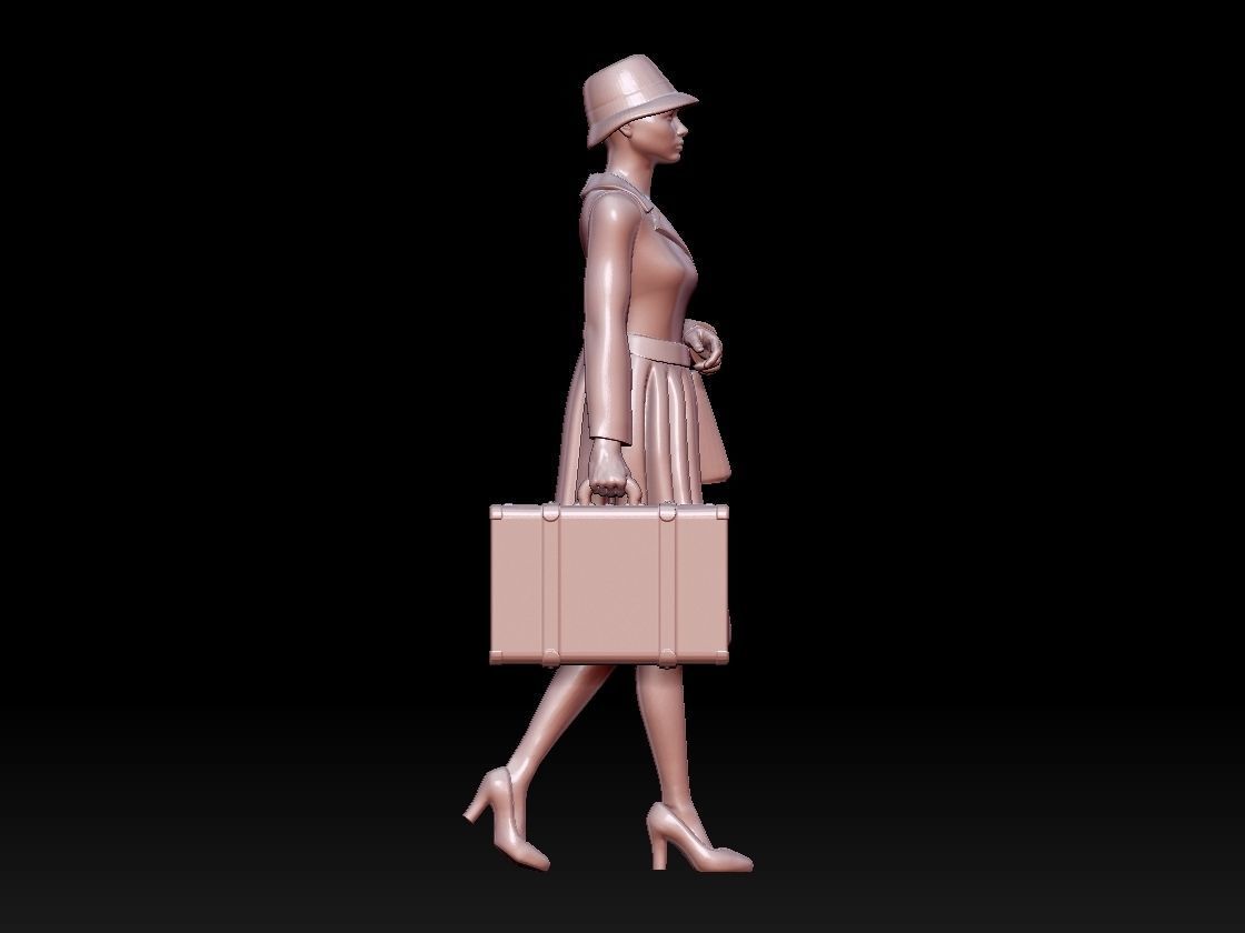woman 3D print model_27