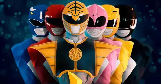 power rangers MMPR 3D print model