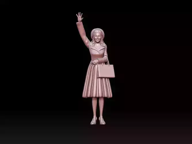 woman 3D print model