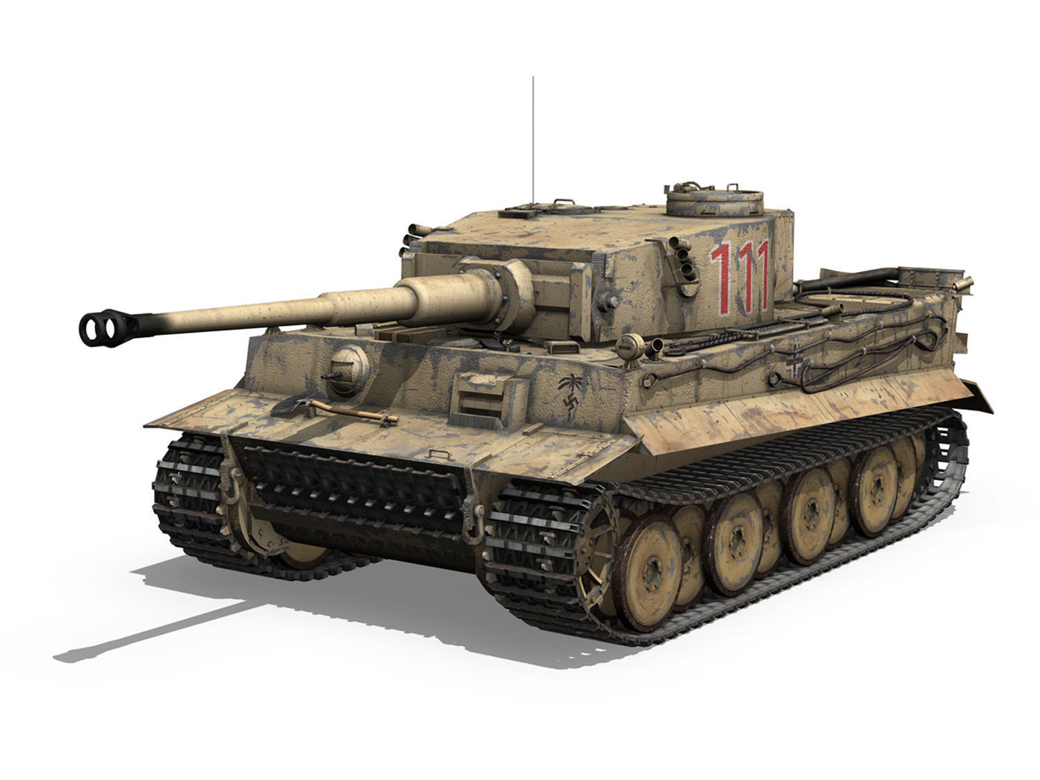 Panzer VI - Tiger - 111 - Early Production 3D model_1