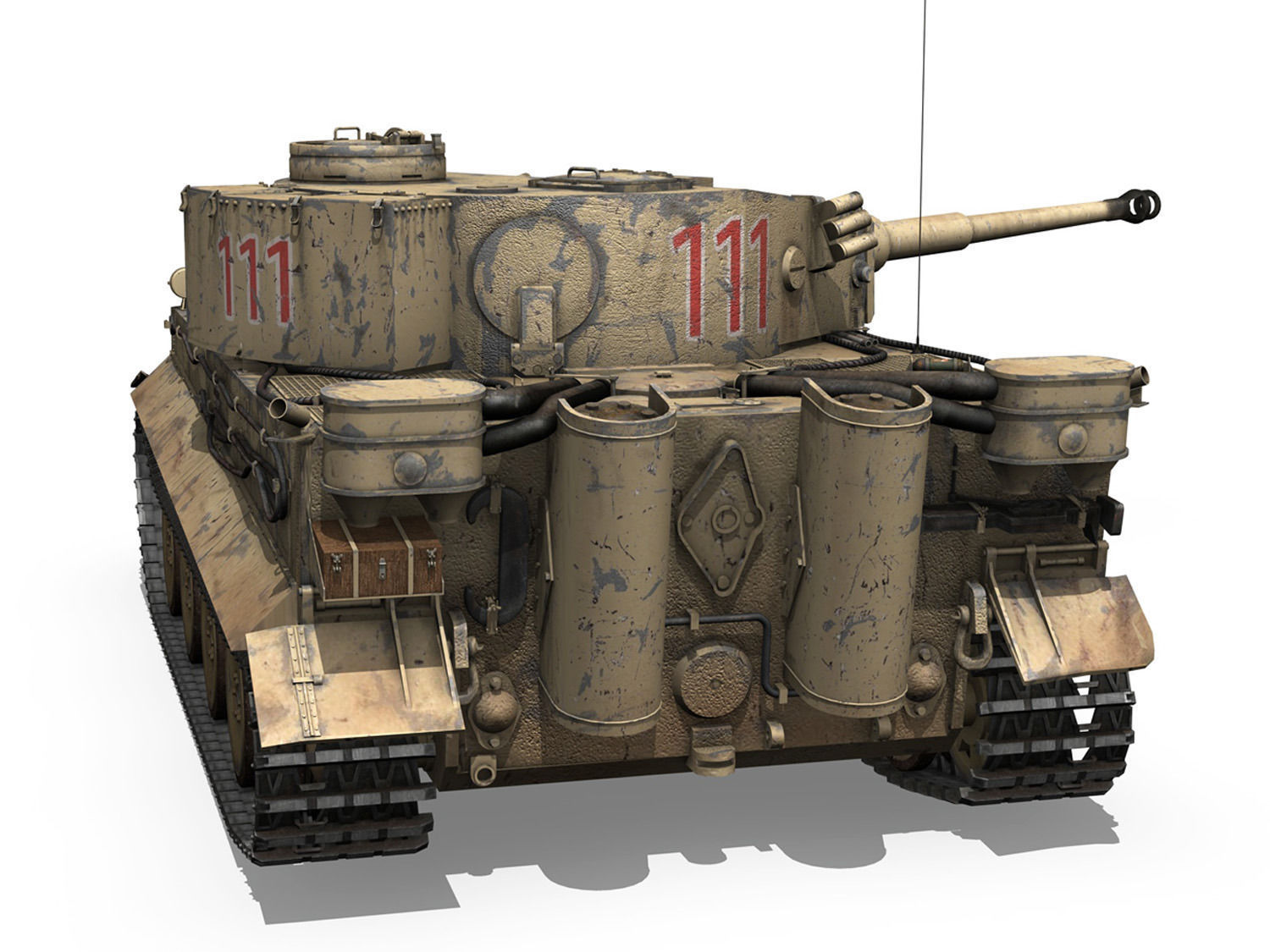 Panzer VI - Tiger - 111 - Early Production 3D model_4