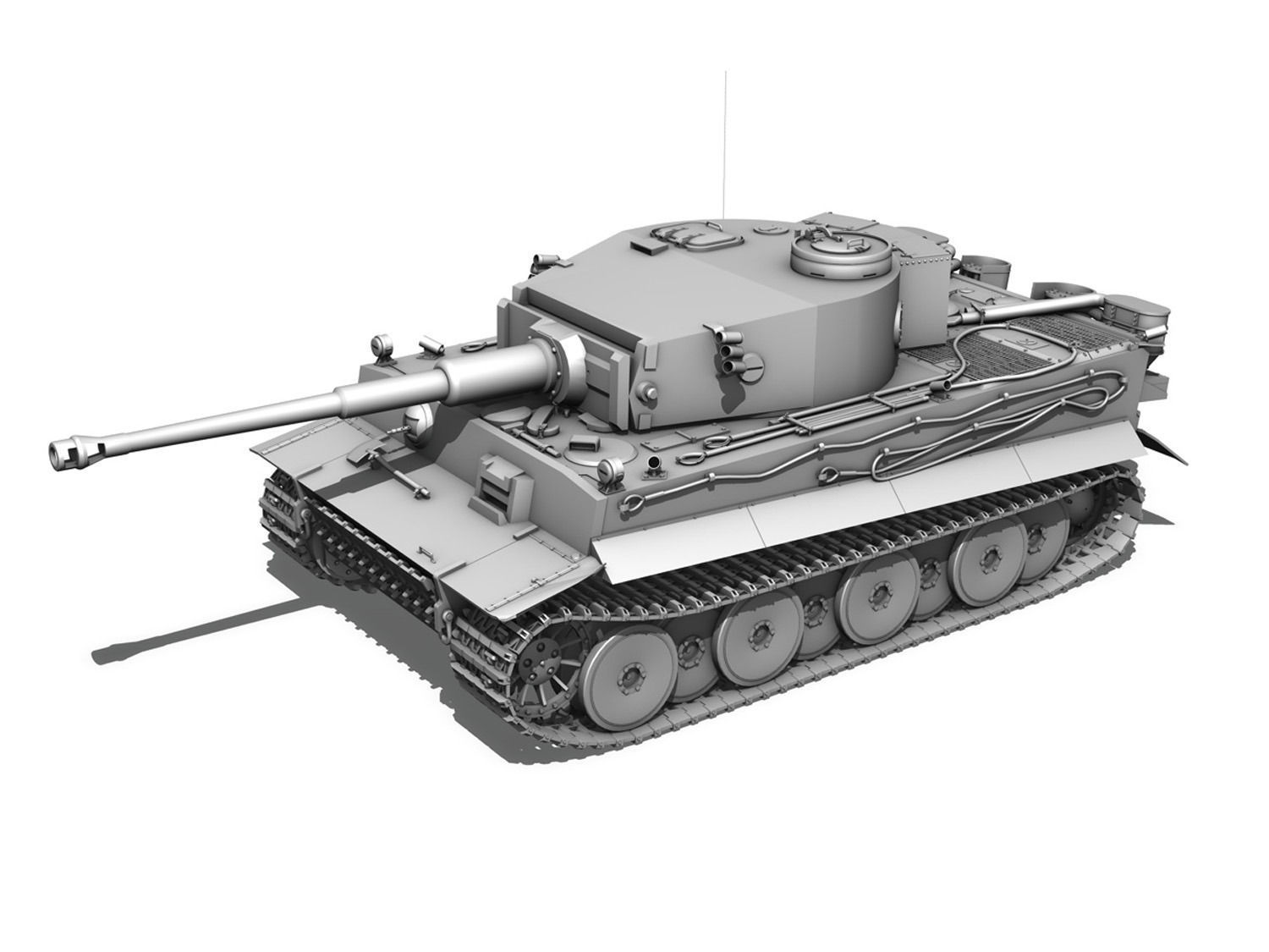 Panzer VI - Tiger - 111 - Early Production 3D model_11