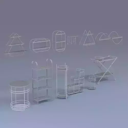 Decorative Shelf Coffee table set