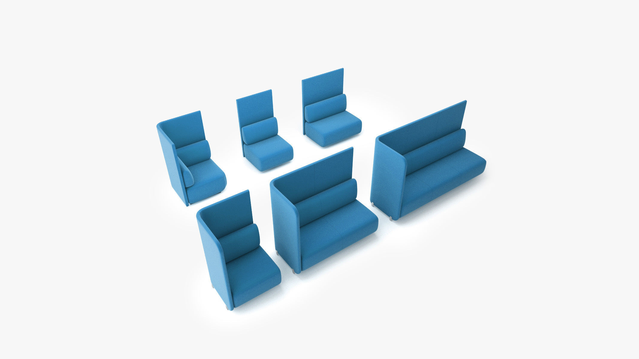 Bernhardt Design - CODE Modules with Standard Wall 3D model_3