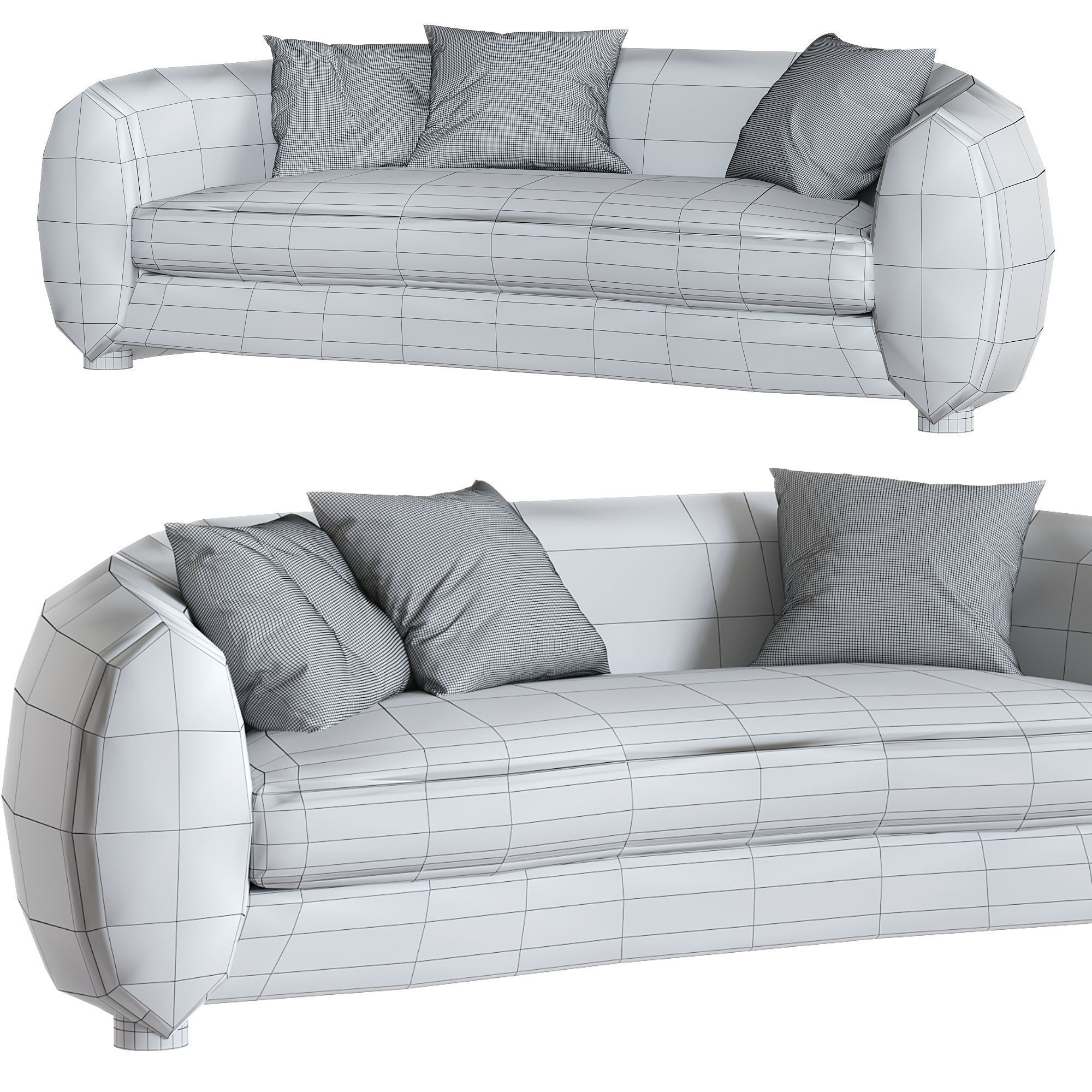 Ej Victor Perkins Sofa 97 3D model_5