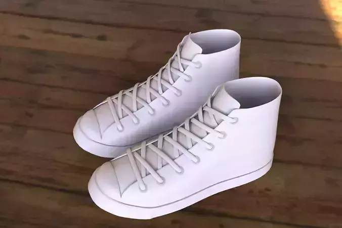Sneaker 3D Model with Textures