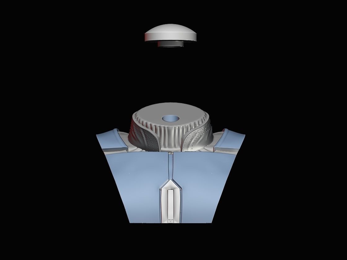 Bo Katan Mandalorian Helmet Stand 3d digital file 3D print model_1