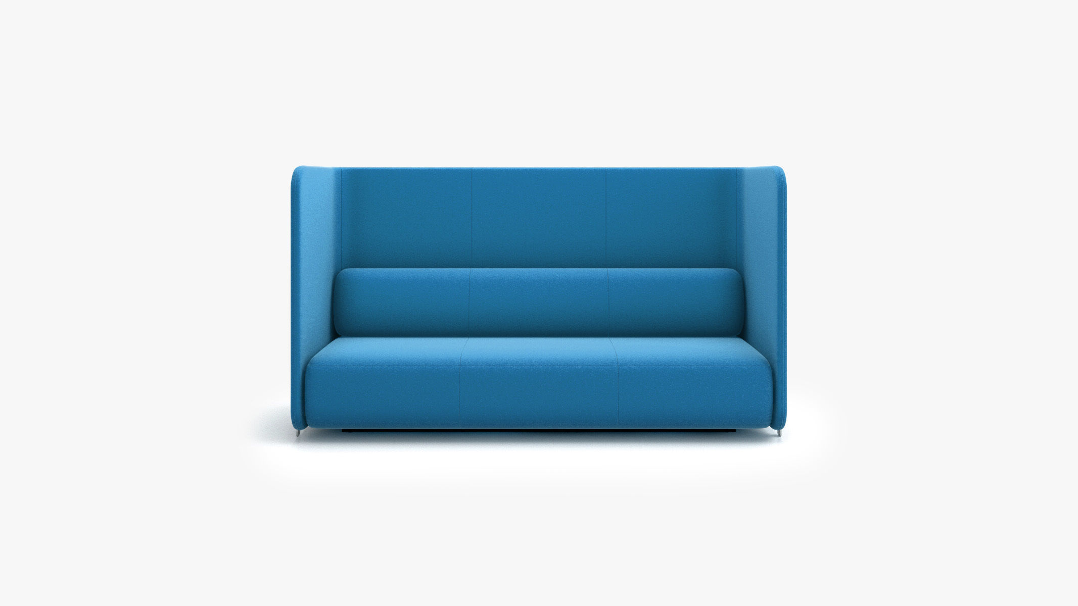 Bernhardt Design - CODE Three Seat Sofa with Standard Wall 3D model_3