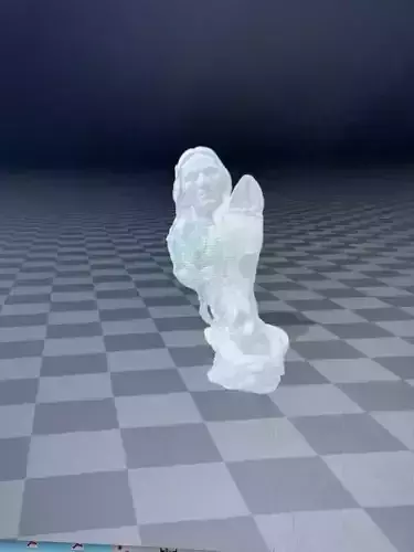 Native American with Wolf