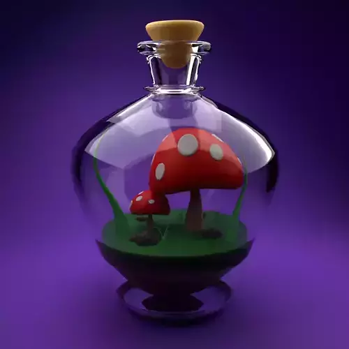 mushroom in potion
