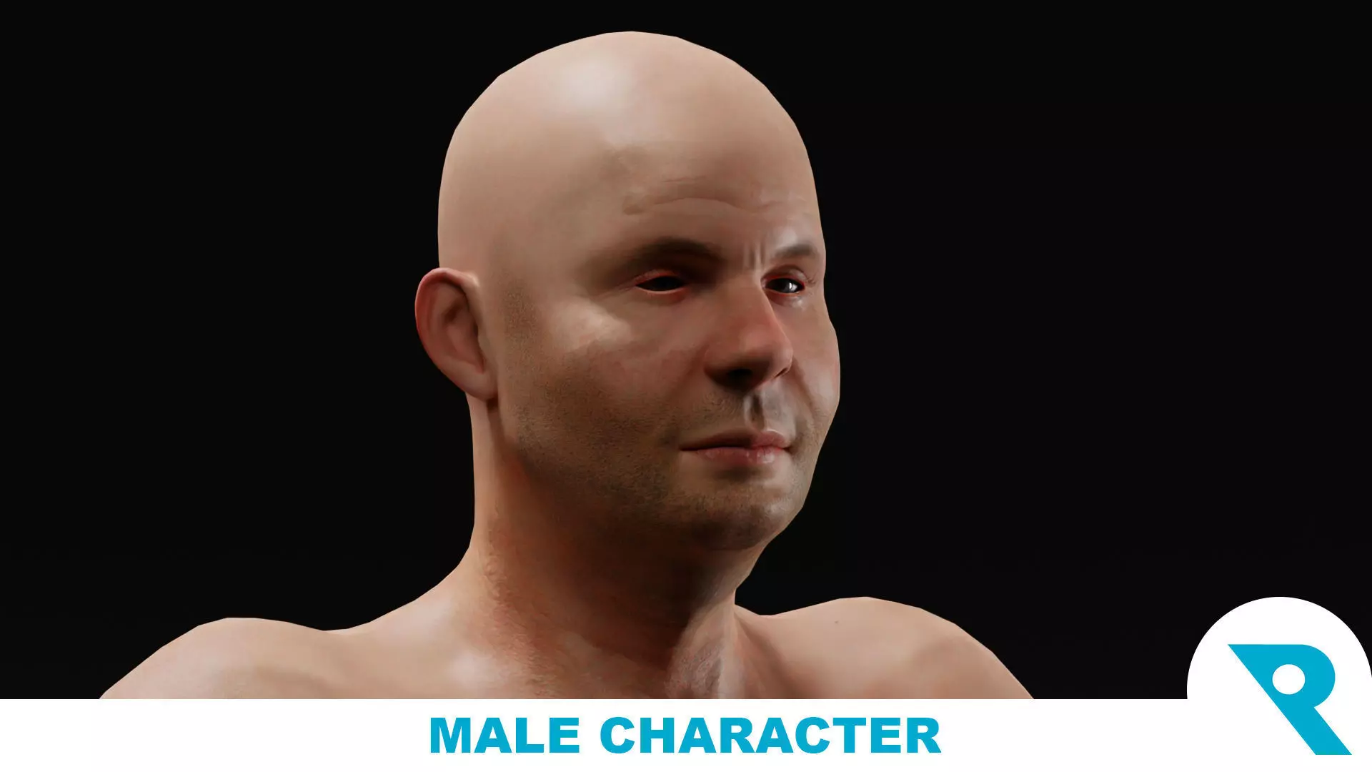 Realistic Male Character - Clark Low-poly 3D model_0