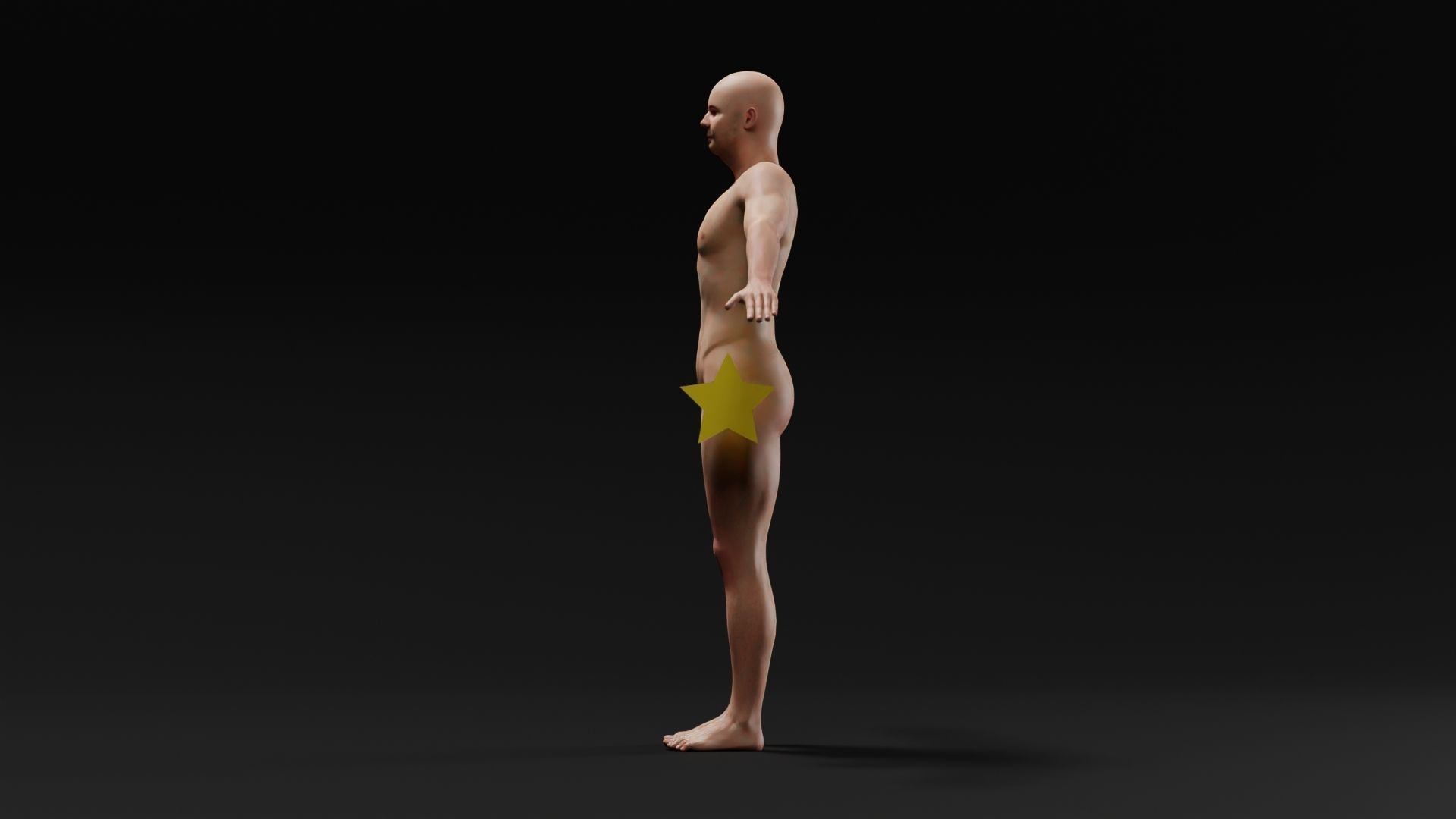 Realistic Male Character - Clark Low-poly 3D model_5
