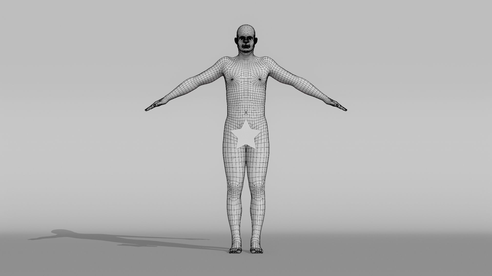 Realistic Male Character - Clark Low-poly 3D model_12