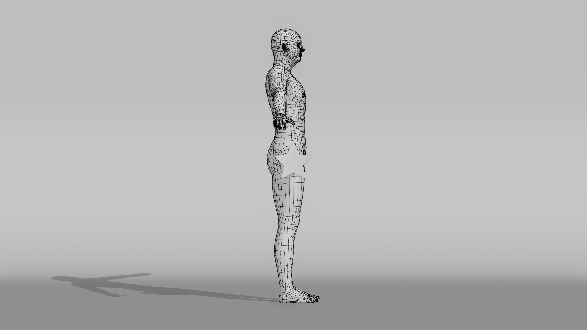 Realistic Male Character - Clark Low-poly 3D model_13