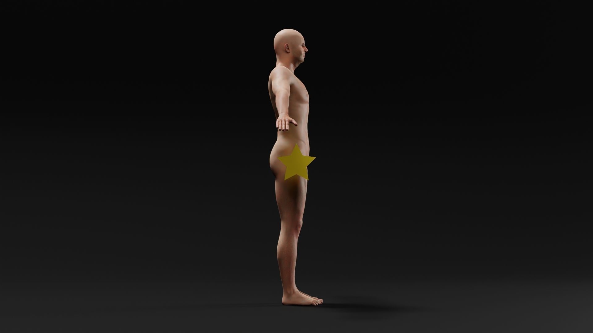 Realistic Male Character - Clark Low-poly 3D model_3