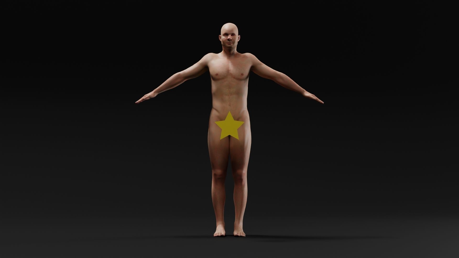 Realistic Male Character - Clark Low-poly 3D model_2