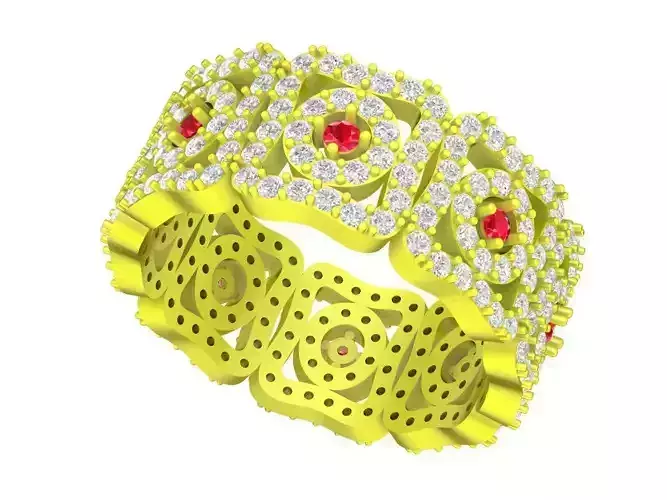 luxury diamond band ring for women 4948