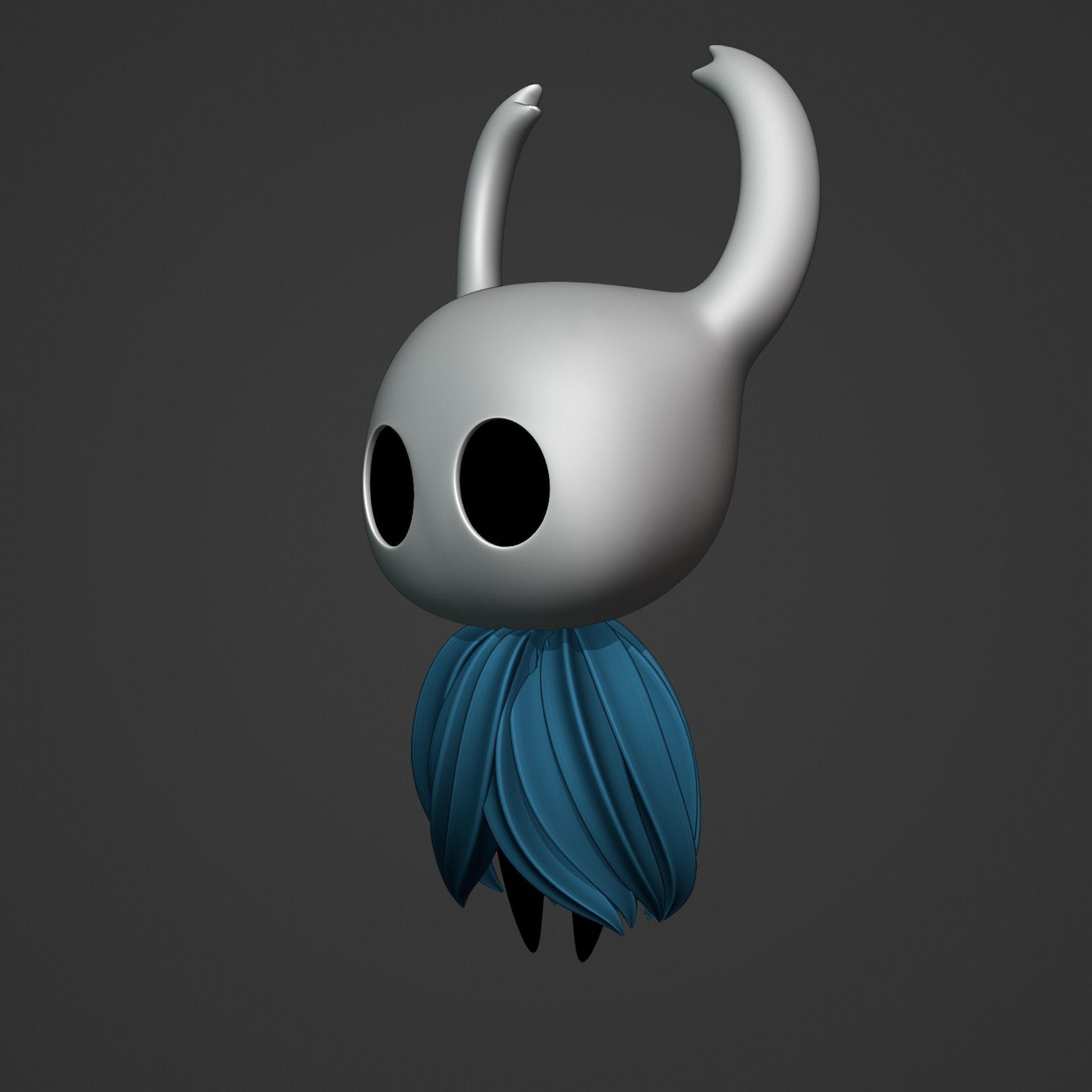 KNIGHT AND HORNET FROM HOLLOW KNIGHT Low-poly 3D model_29