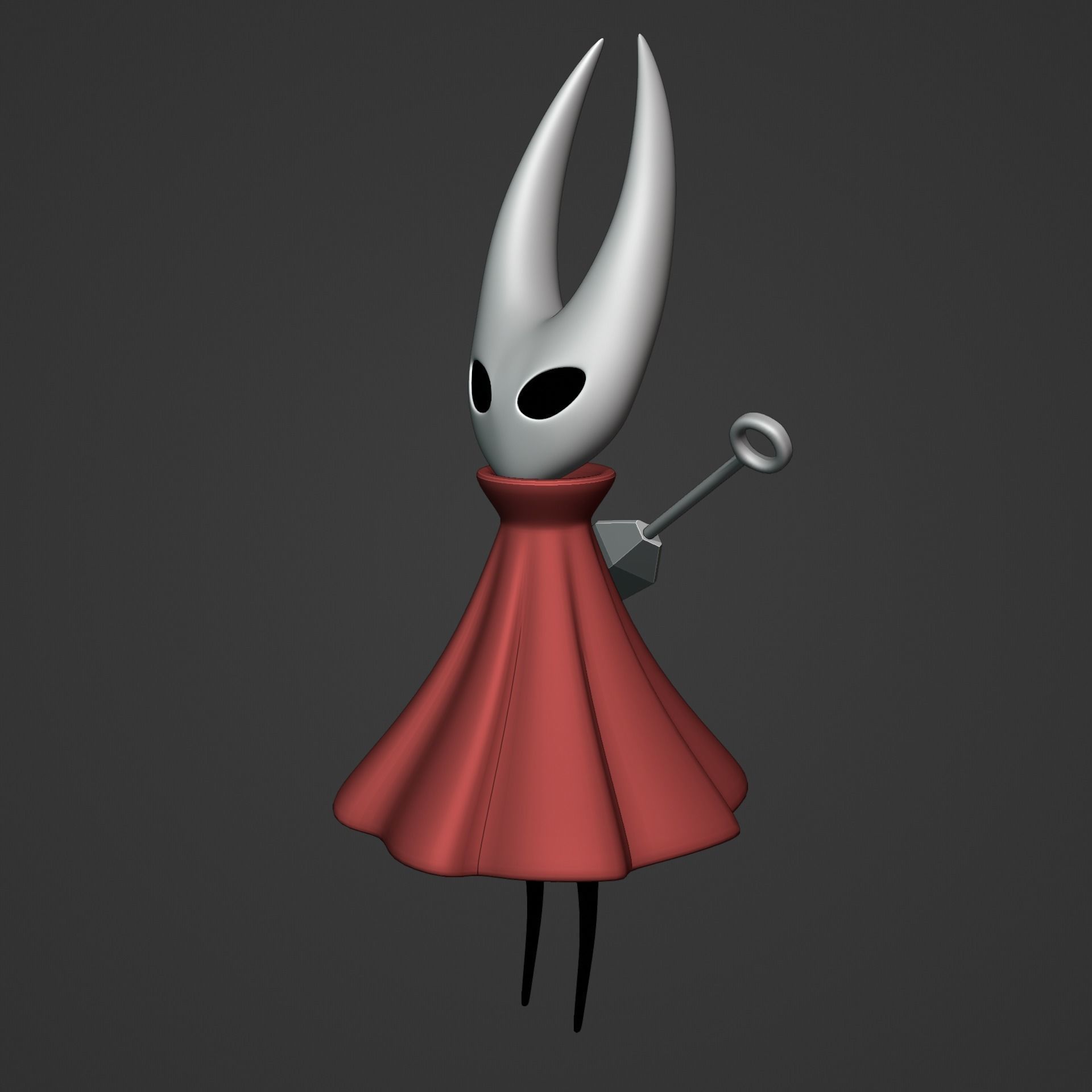 KNIGHT AND HORNET FROM HOLLOW KNIGHT Low-poly 3D model_44