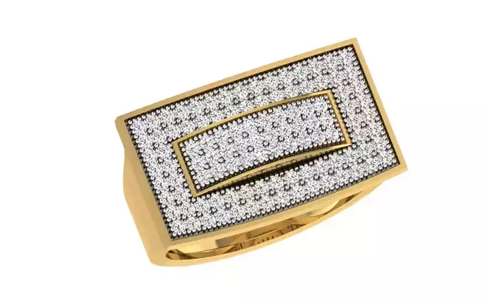 Diamond Ring Hip Hop Simple for Man