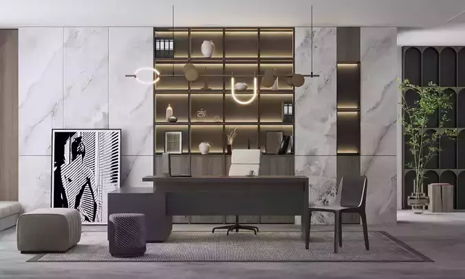 Study Room-2 3D model
