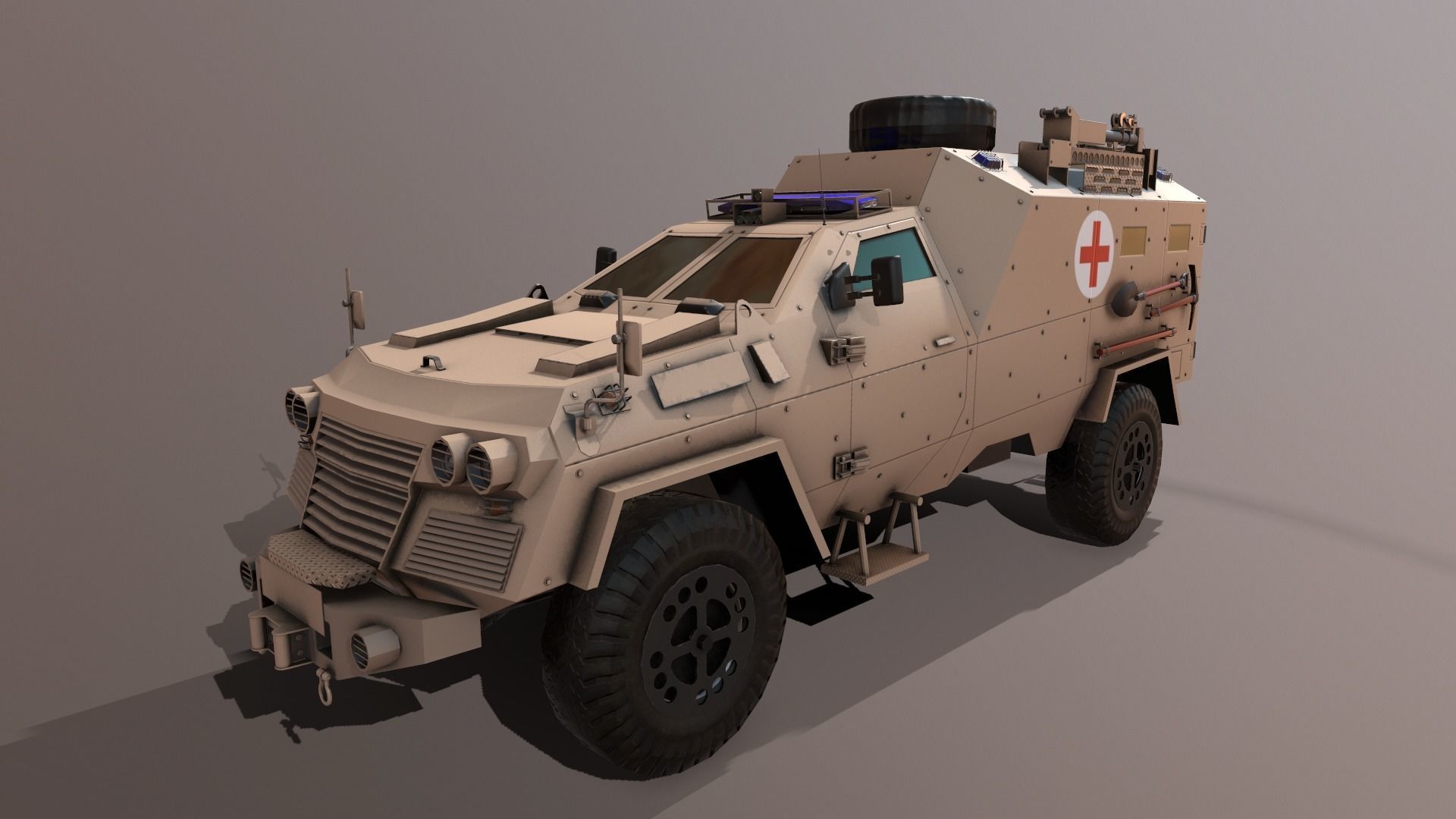 Didgori Medevac Low-poly 3D model_1