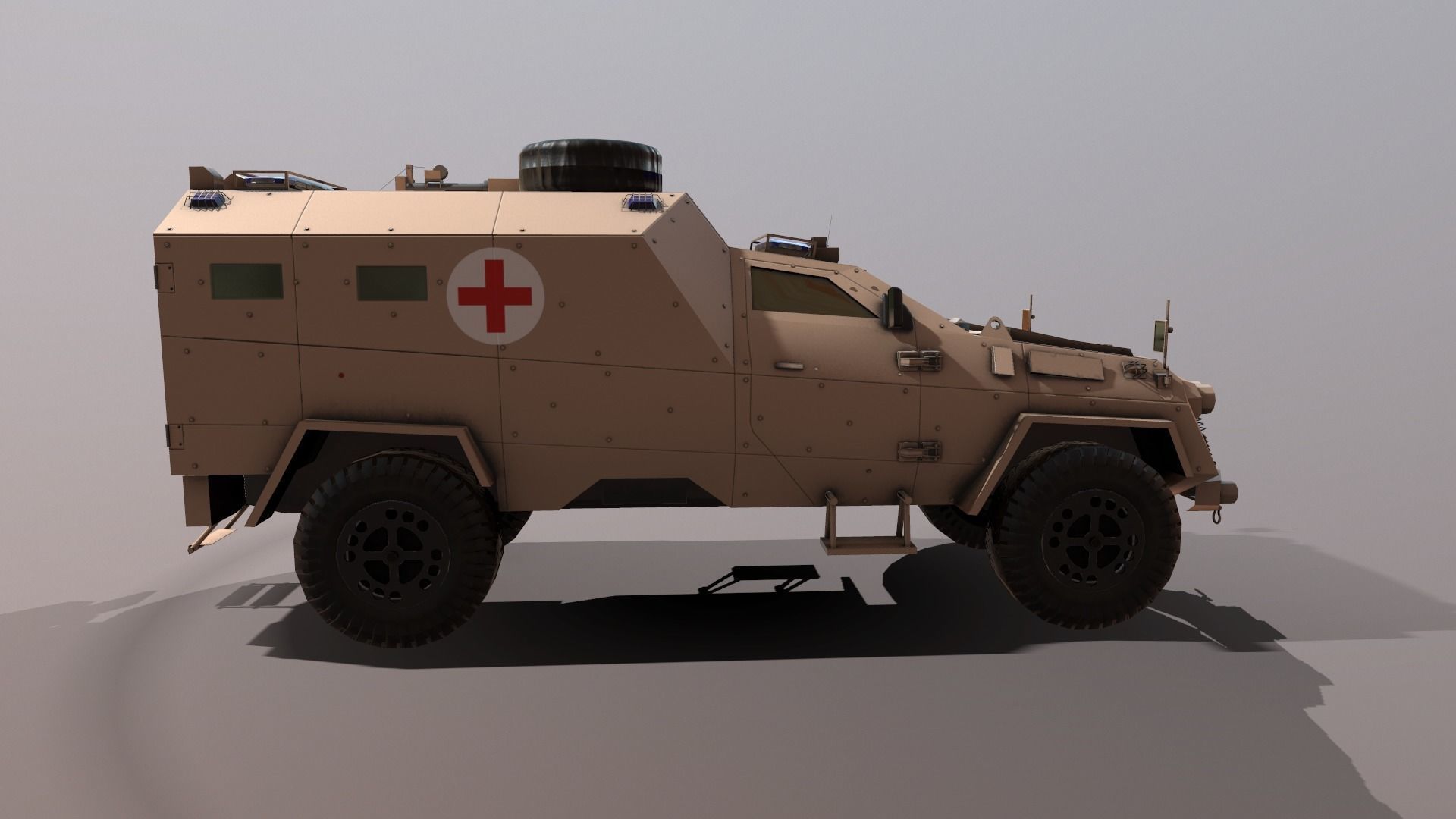 Didgori Medevac Low-poly 3D model_4