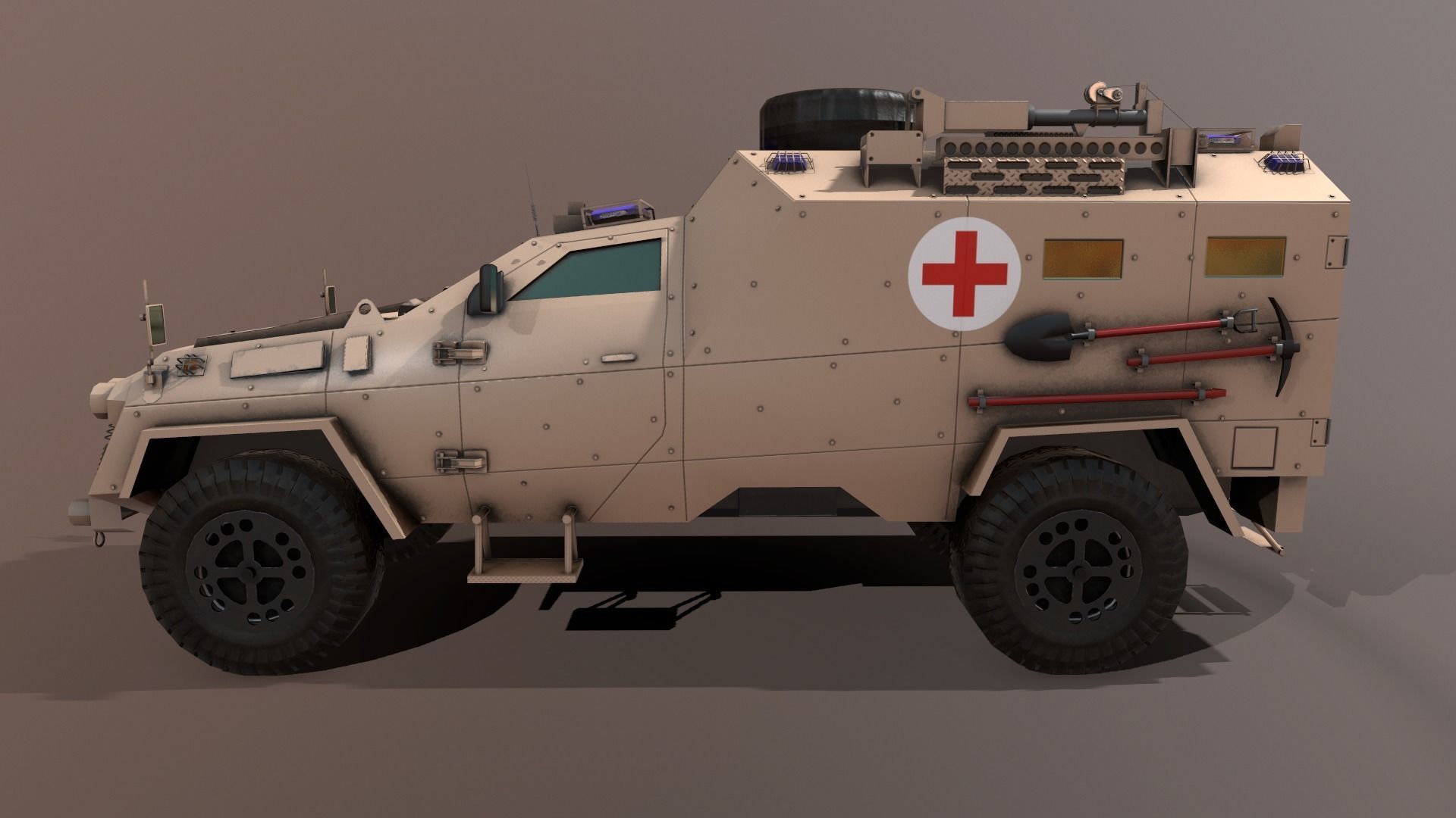 Didgori Medevac Low-poly 3D model_2