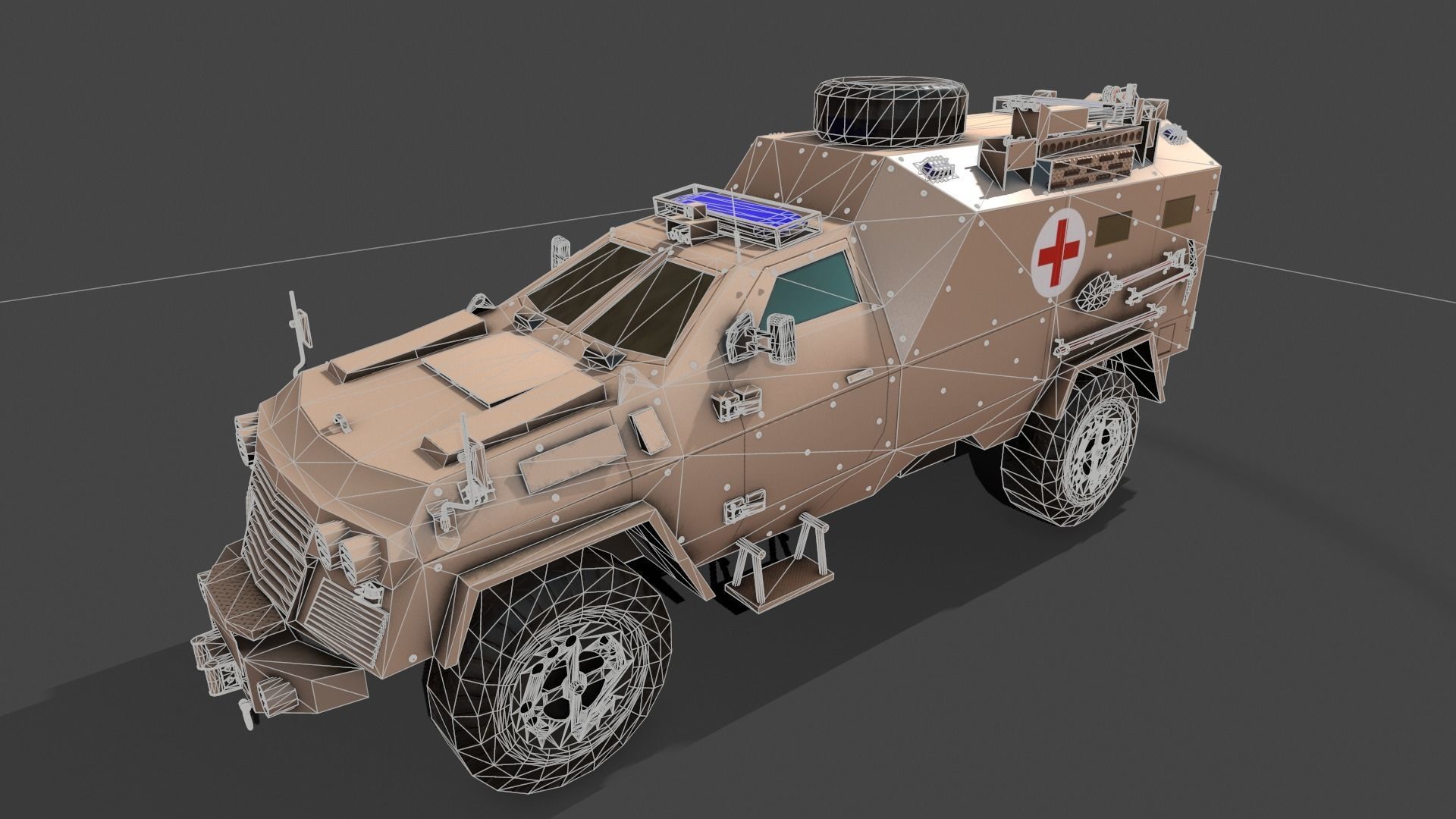 Didgori Medevac Low-poly 3D model_7