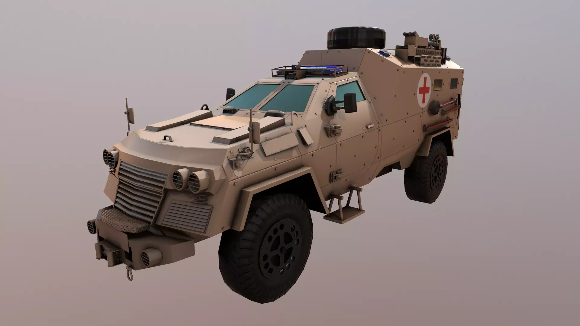 Didgori Medevac Low-poly 3D model_0