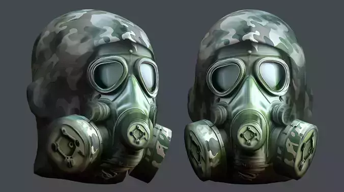 Helmet 3d model military combat Military Low-poly