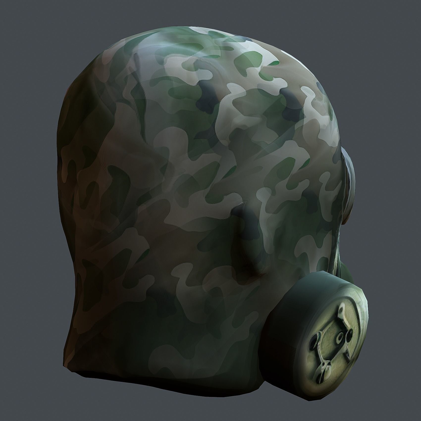 Helmet 3d model military combat Military Low-poly Low-poly 3D model_10
