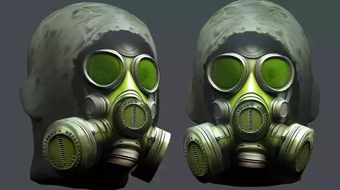 Helmet 3d model military combat Military Low-poly