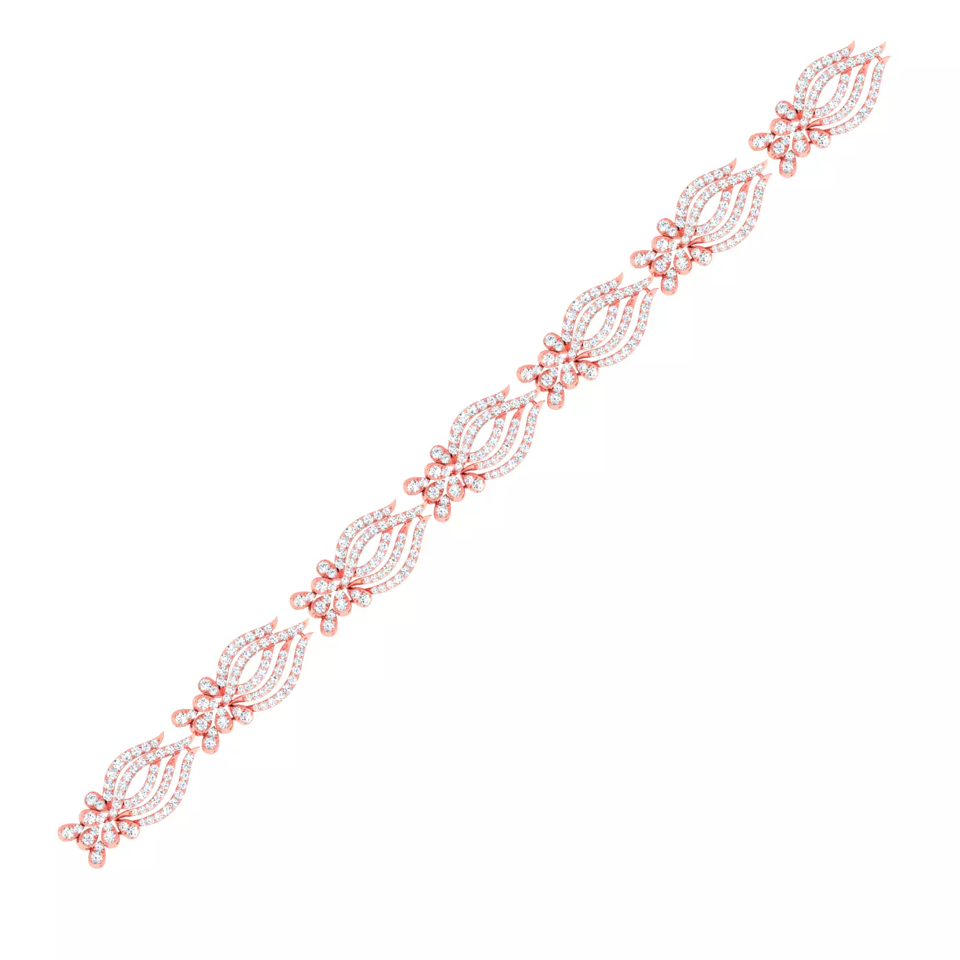 Women bracelet link with details 3D print model